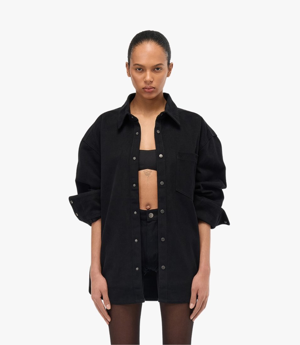 Рубашка OUT OF REACH Oversized “No logo” (Black)