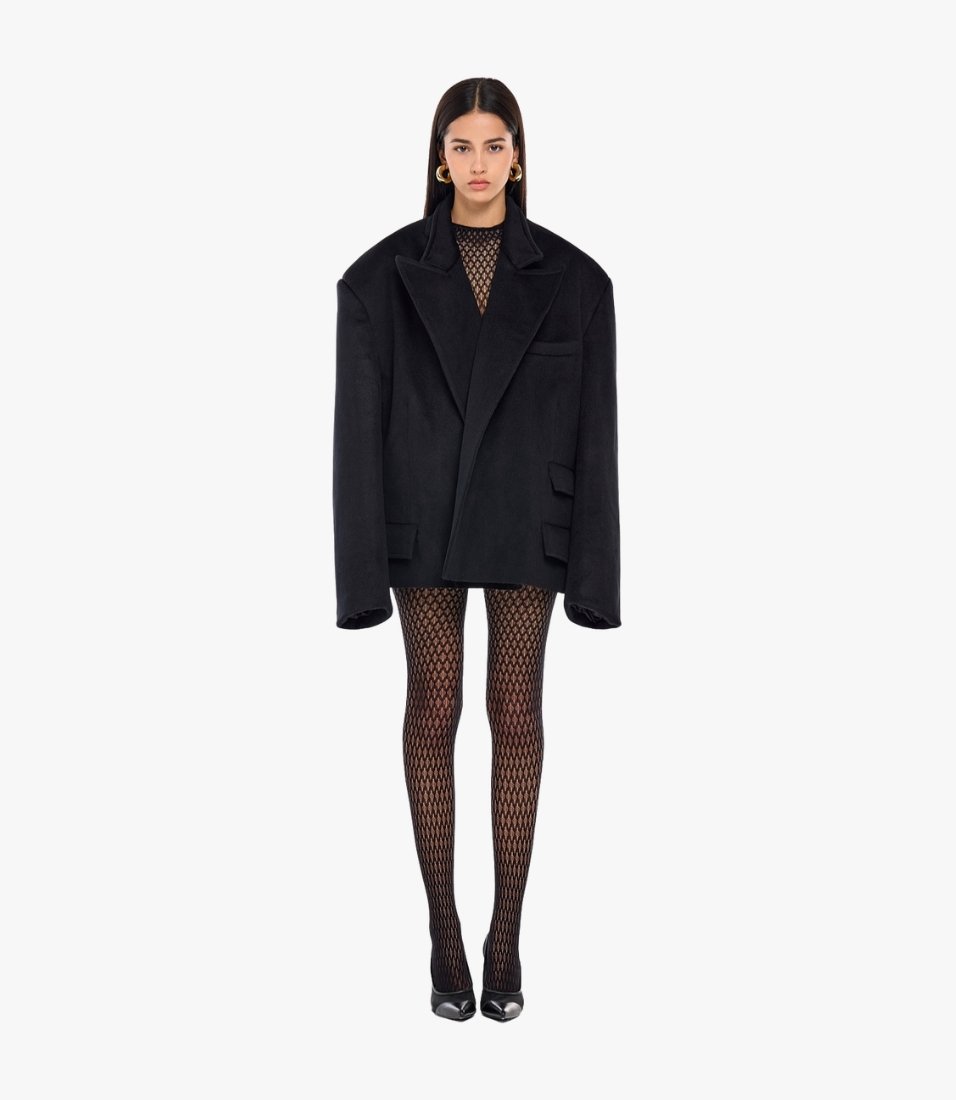 Пальто OUT OF REACH “Cut” (Black)1