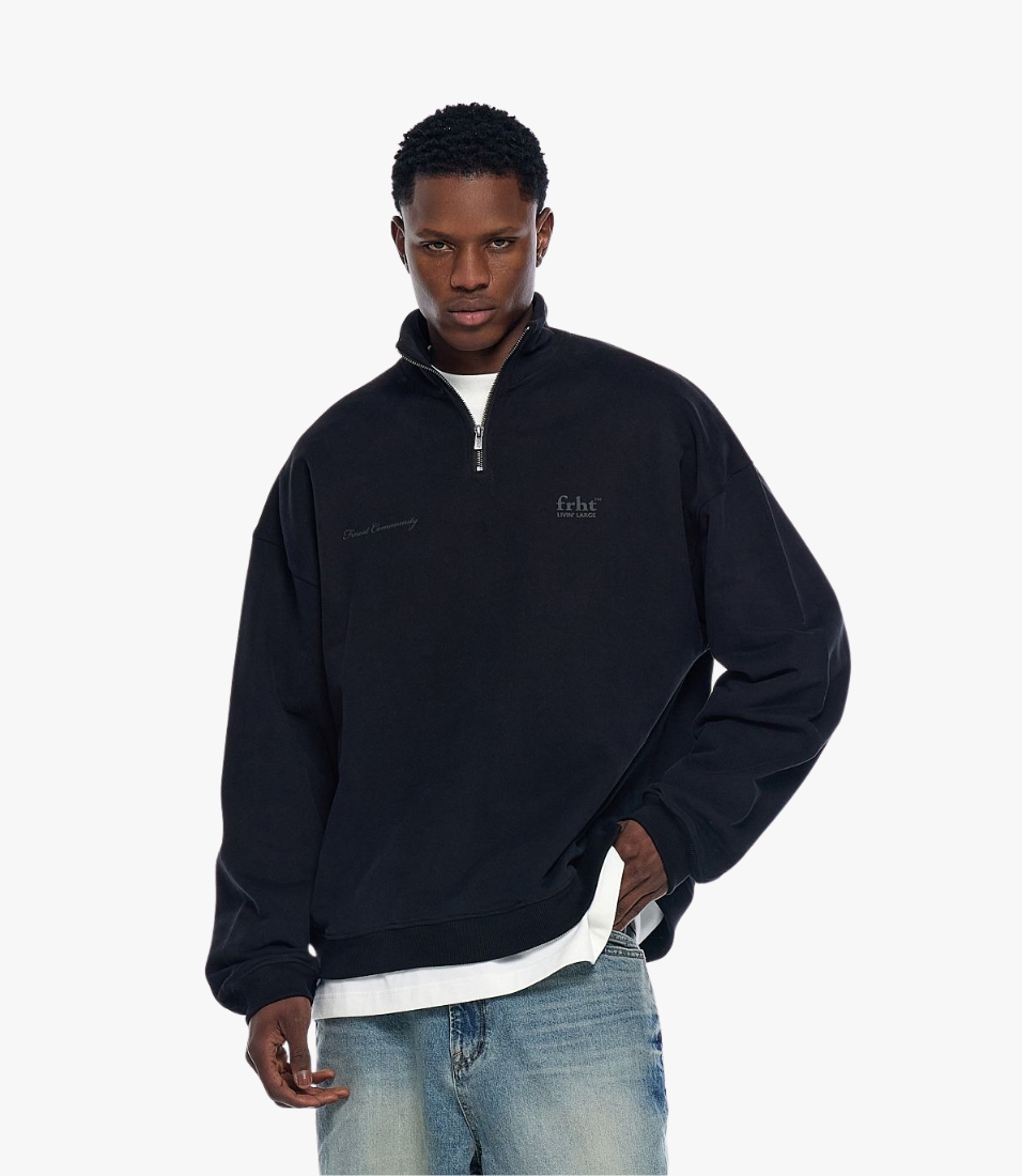 Свитшот FRHT Half-Zip (Black)