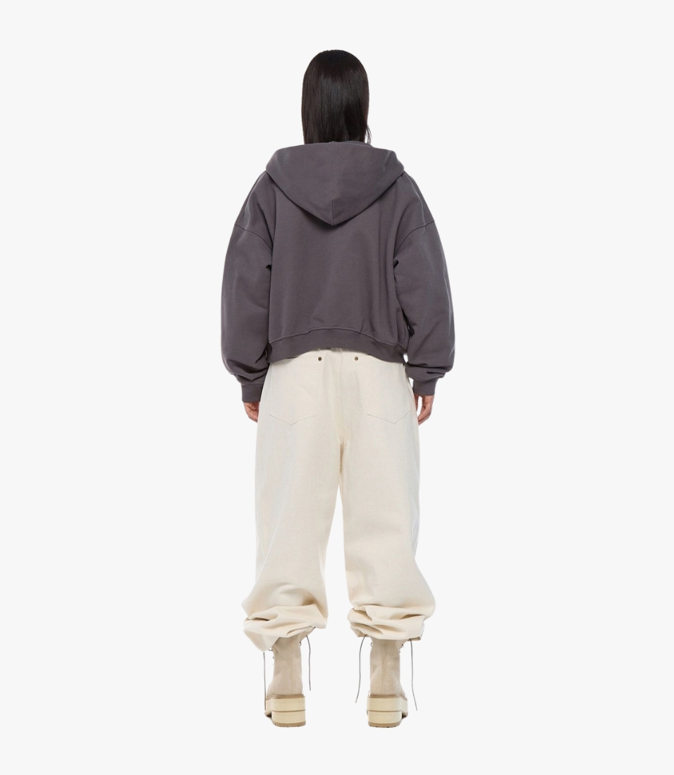Худи OUT OF REACH ZIP “Gothic R” (Grey Dusk)2