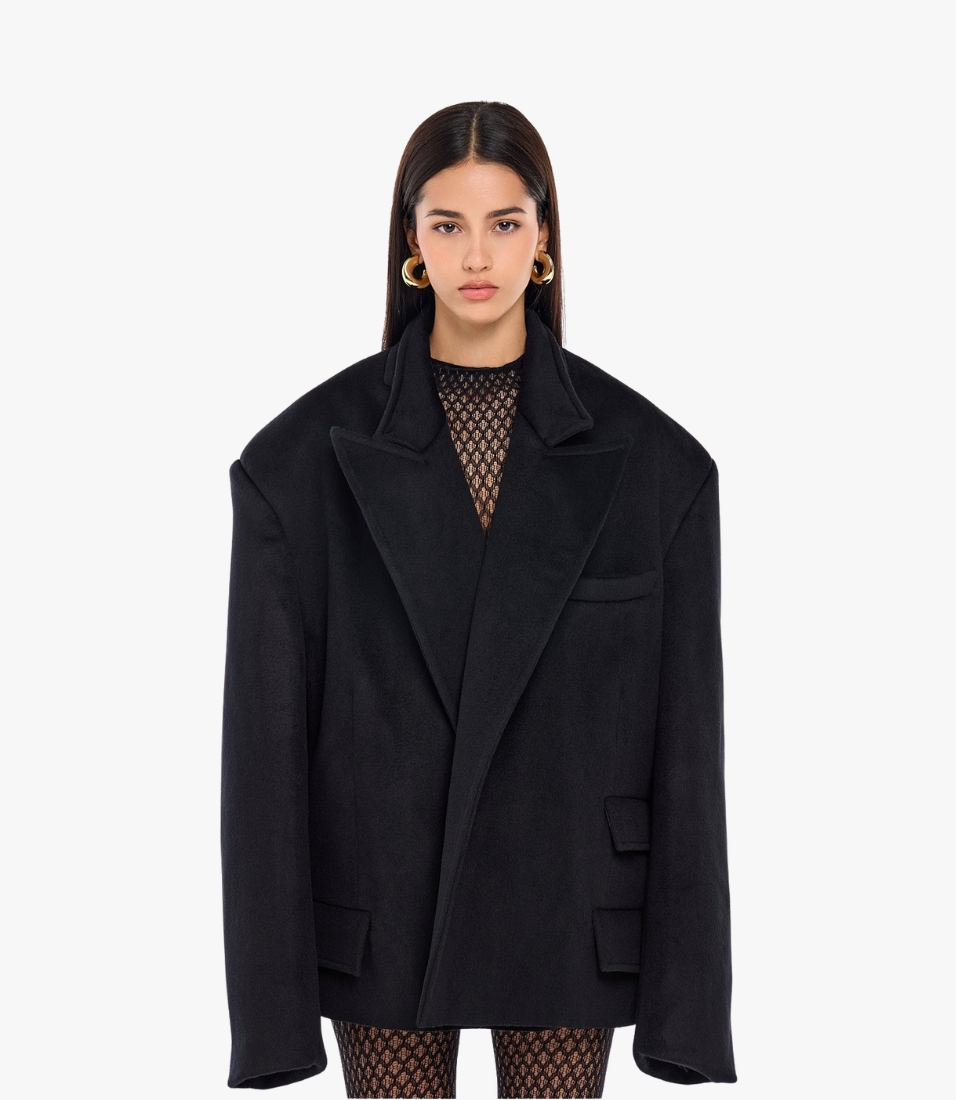Пальто OUT OF REACH “Cut” (Black)