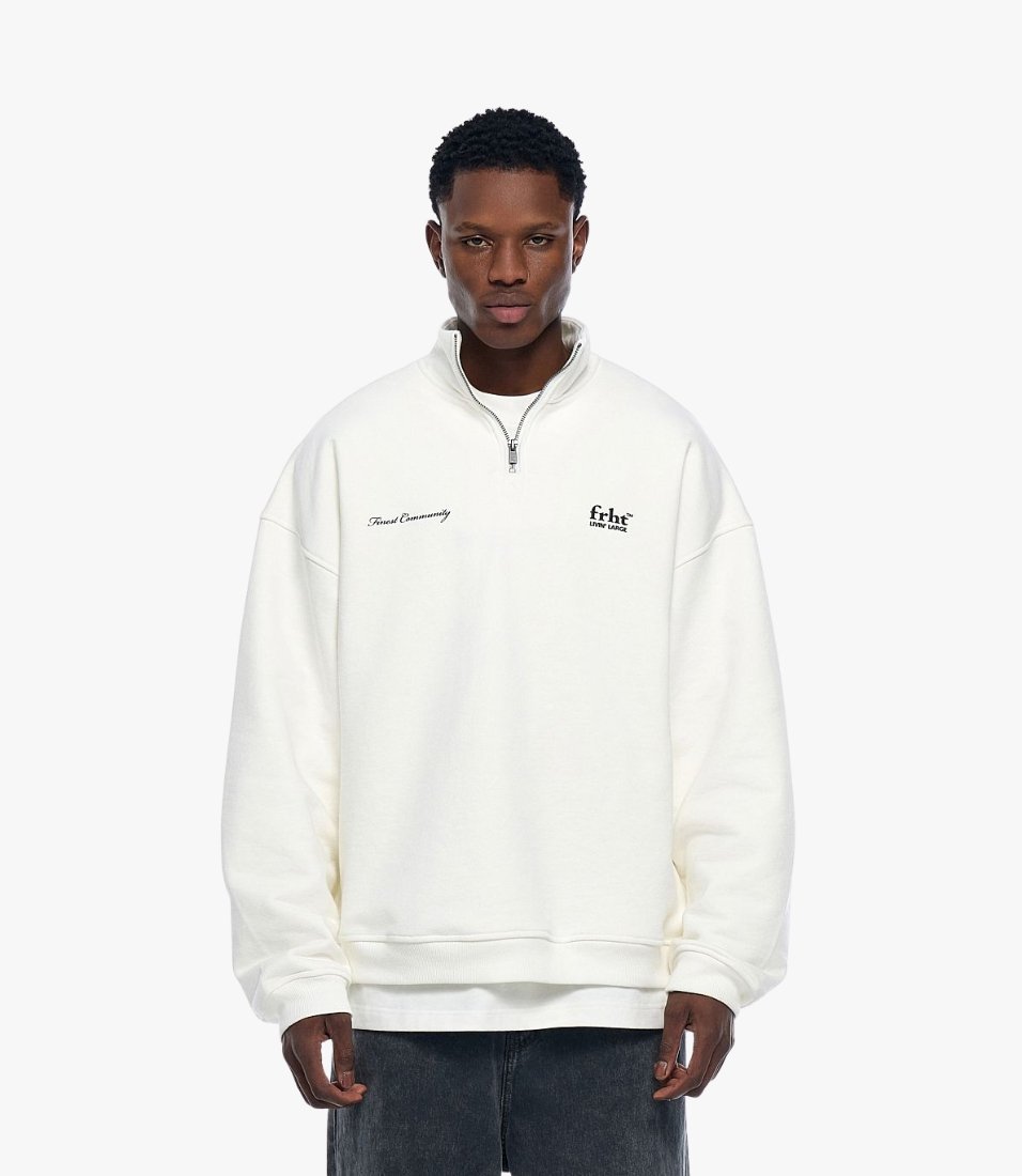 Свитшот FRHT Half-Zip (Milk)