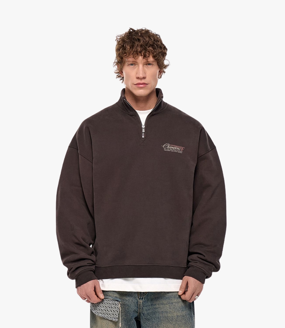Свитшот FRHT Half-Zip Champions (Mulch)