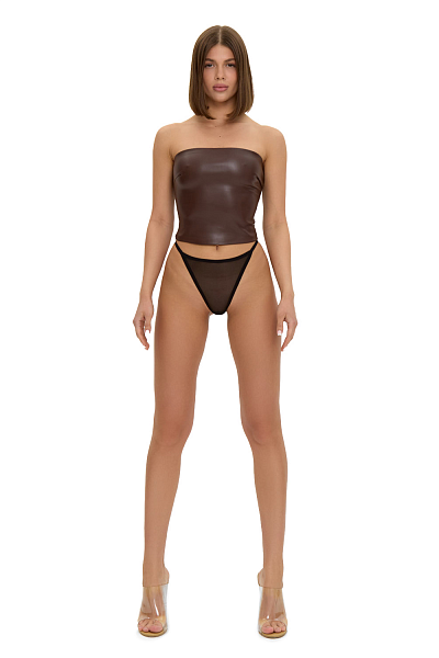 Топ OUT OF REACH Top Tight (Brown)