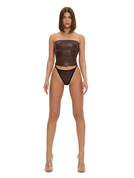 Топ OUT OF REACH Top Tight (Brown)