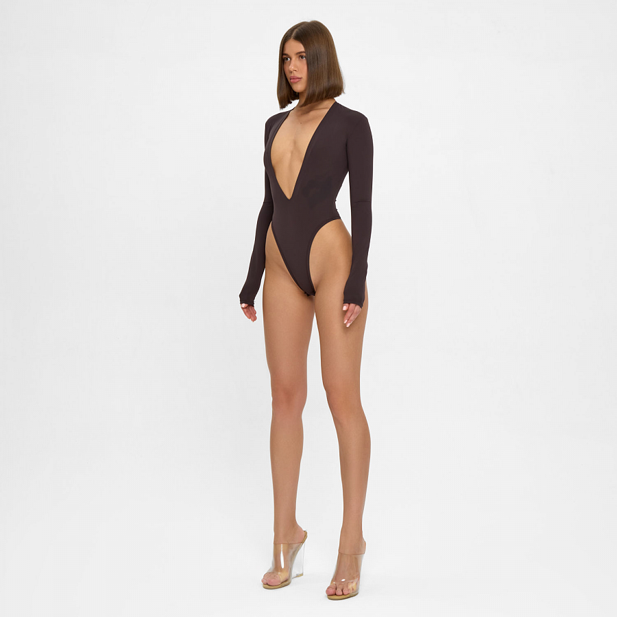 Боди OUT OF REACH Bodysuit “01” (Brown) 1