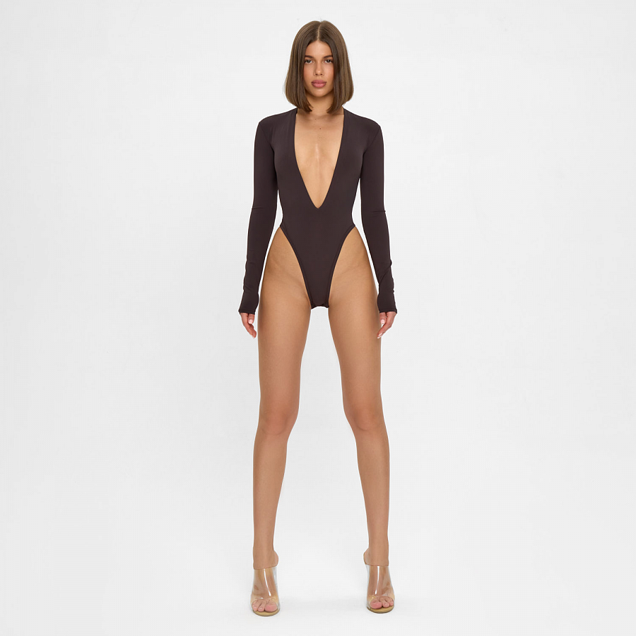 Боди OUT OF REACH Bodysuit “01” (Brown) 
