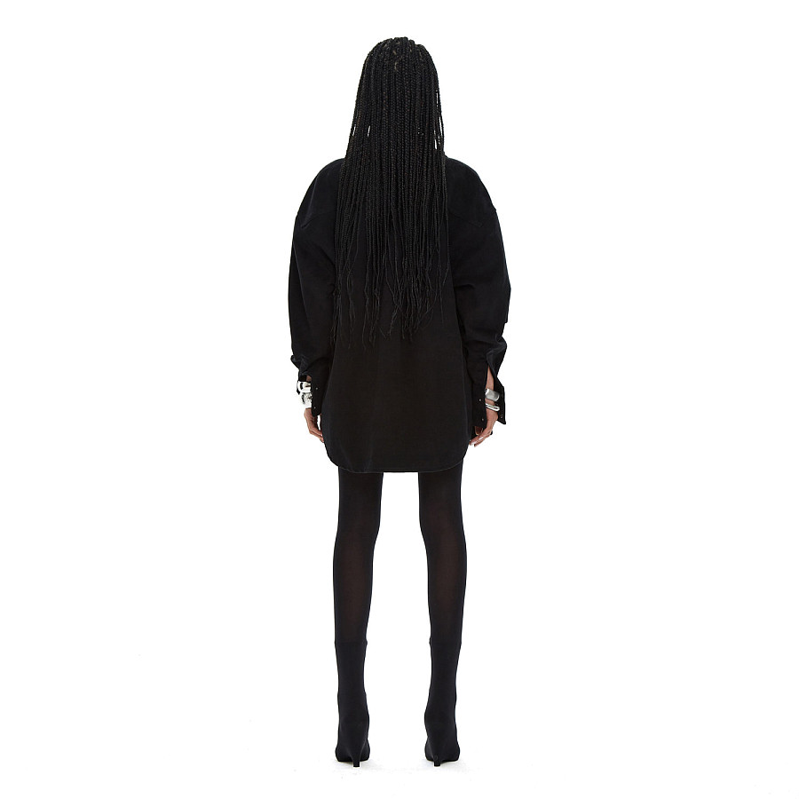Рубашка OUT OF REACH Oversized “No logo” (Black)