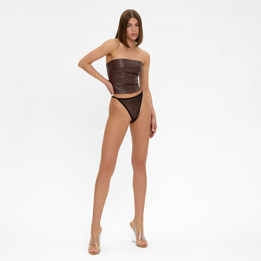 Топ OUT OF REACH Top Tight (Brown) 5